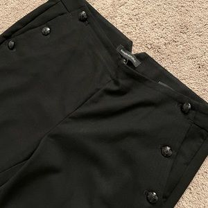 Banana Republic Logan button sailor black pant size 10